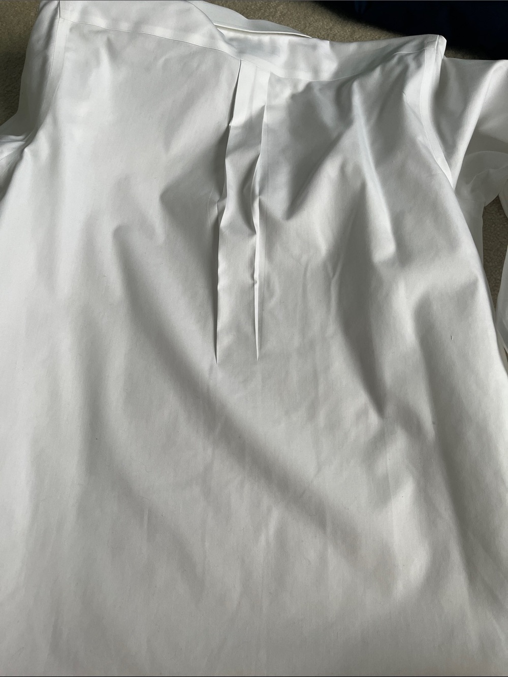 Brooks Brothers White Dress Shirt with Point Collar / French cuff. 20! - Picture 7 of 7